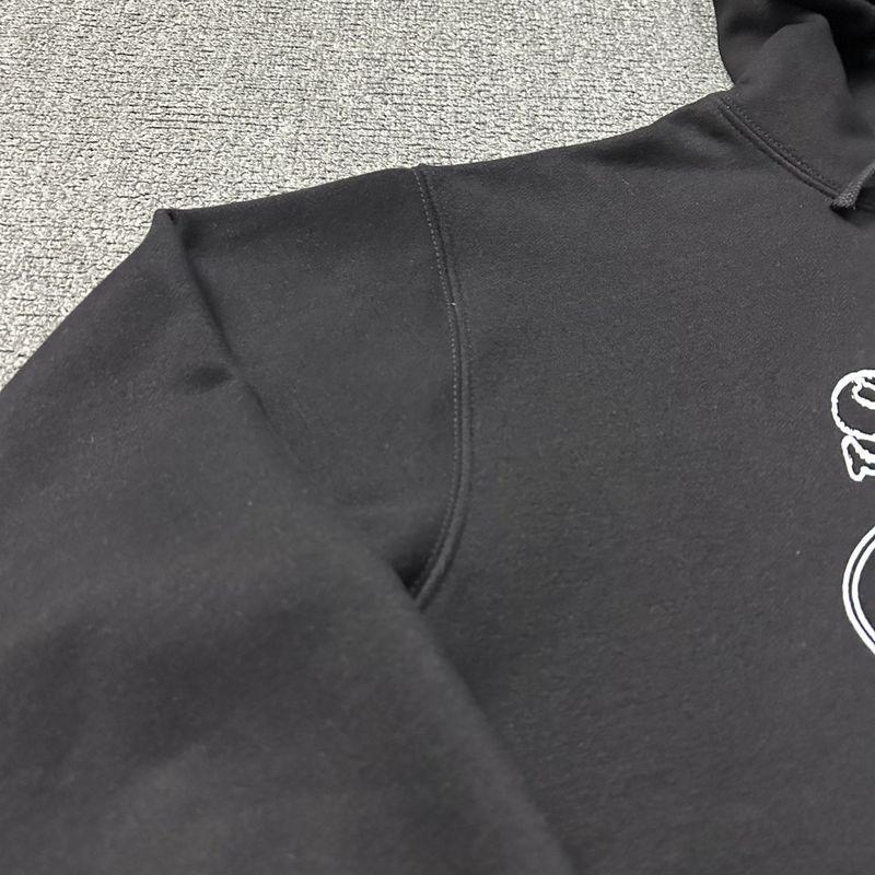 Corteiz Collab Hoodie: Trendy American Brand, Loose High Street Casual Outerwear for Men & Women.