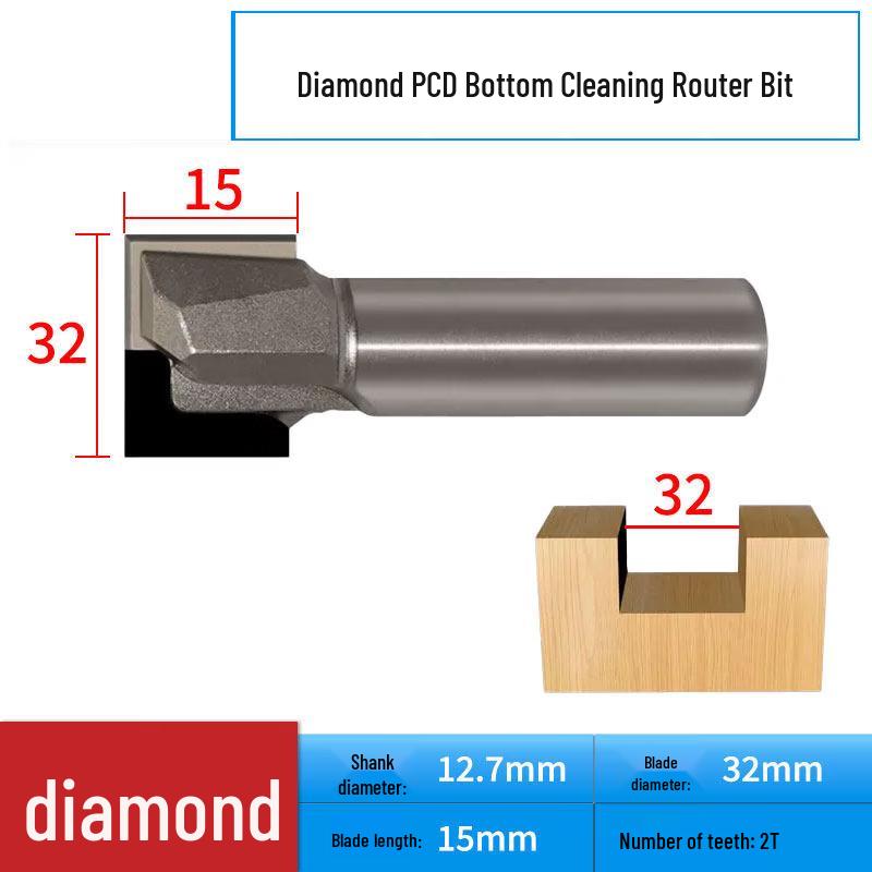 

Aokewen Diamond Flat Bottom Router Bit