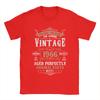 60th Birthday Vintage 1966 Unisex Myth Legend Retro Birthday Gift T Shirts Unisex Pure Cotton Amazing TShirt Crew Neck Tee Shirt