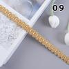 12m Braid Trim 1.5cm Width Decorative Woven Braid Trim Curtain Lace Clothing Neckline Cuff DIY Sewing Decoration Accessories