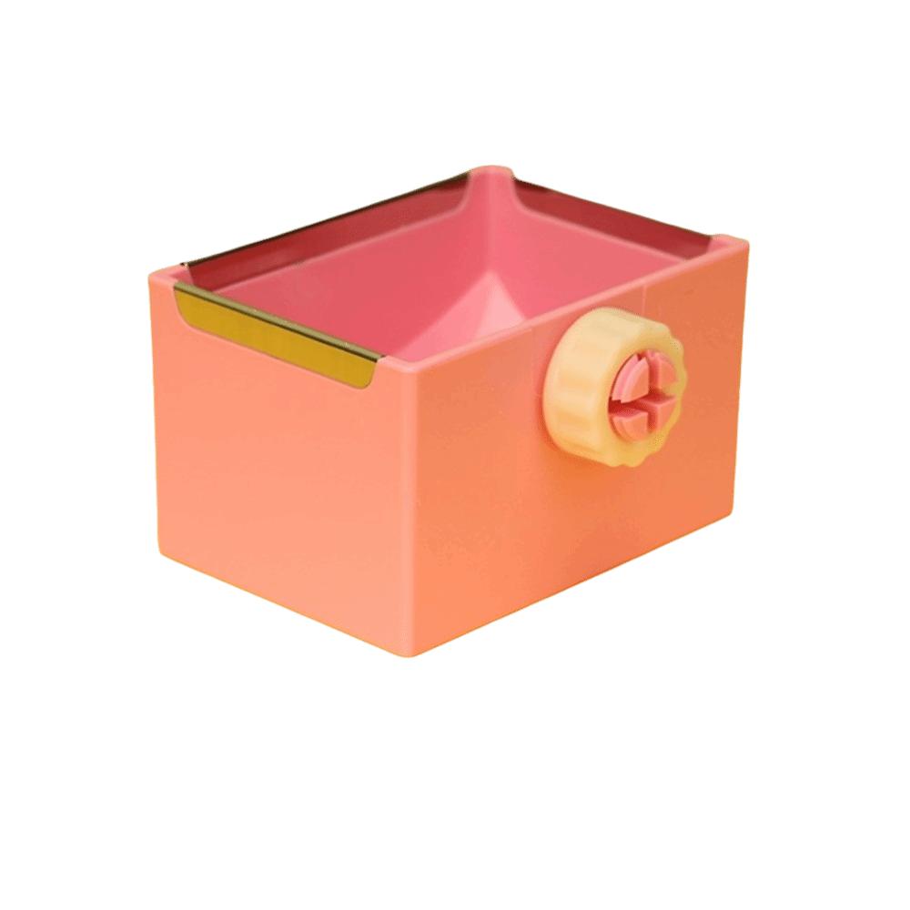 

Wall Mount Rabbit Hanging Feeder No Spill Hamster Hanging Bowl Bird Feeding Cup Travel розовый