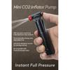 CO2 Inflator with Cartridge Storage Canister Quick Easy Safe for Presta Schrader Bicycle Tire Pump for Road and Mountain Bikes
