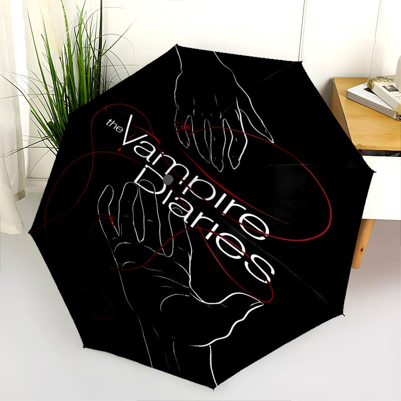 Forest Mystique Folding Umbrella 8 Paraphenoid Bones Durable Sun Umbrella Sun Umbrella Light