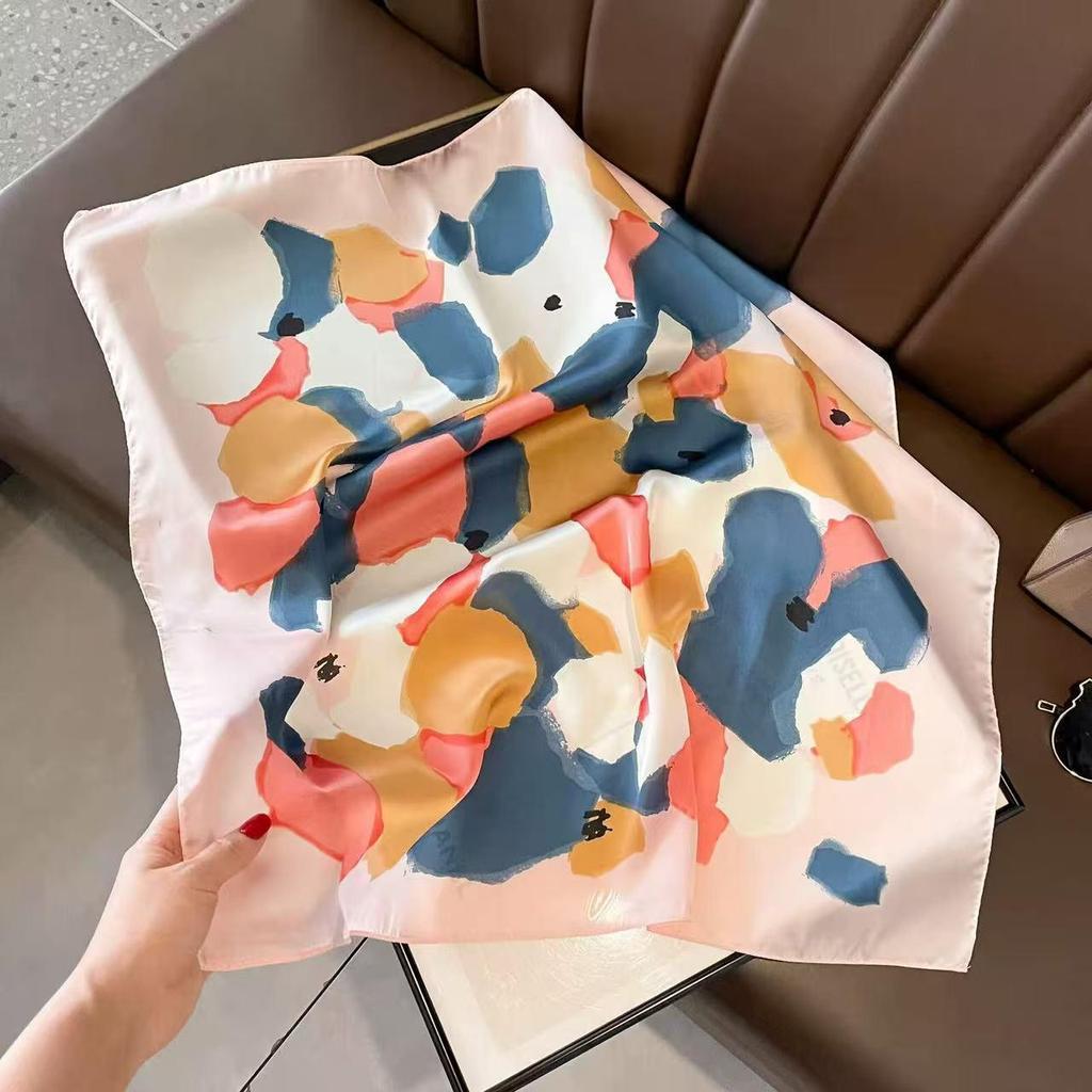 Silk Mulberry Square Scarf - Women's Spring/Summer Fashion Scarf