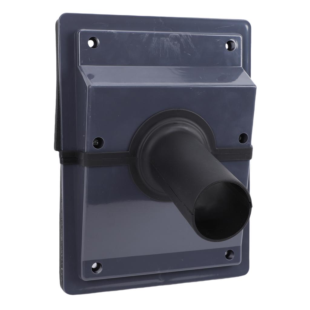 Line Set Outlet Wall System Grey ABS Rubber Easy Install Wall Penetration Line Set Cover Kit for Conditioner System