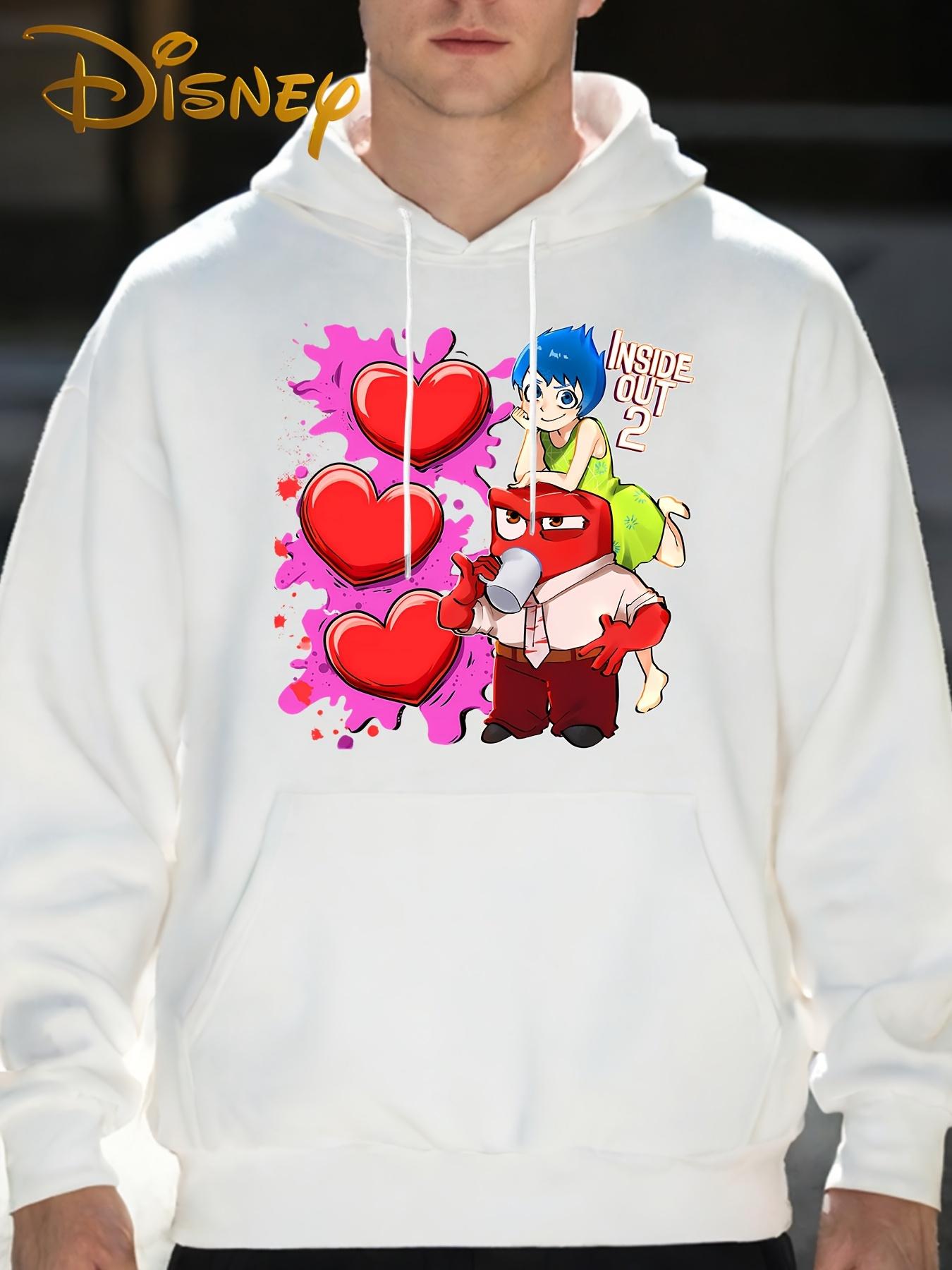 

Disney Angry&Happy Pattern Hoodie - Unisex Couple Style Hoodie with Warm Mood Character 2XL