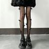 Pearl Embroidery Pearl Stockings Velvet Bow Pantyhose Fashionable Body Stockings  Base Layer
