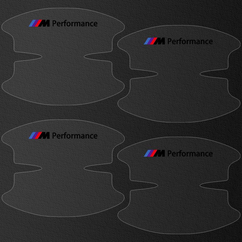 8 st Genomskinliga Skyddsklistmärken för Dörrhandtagsskål för BMW M E34 E36 E60 E90 E46 E39 E70 F10 F20 F30 X5 X6 X1 M3 M5 M6 E71 F01 F02