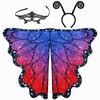 Butterfly Pinions with Mask and Headband One-Size for Cosplayers
