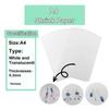 1Pcs Handmade Shrink Plastic Sheets Printable Shrinky Art Papers Shrink Film DIY Keychains Crafts