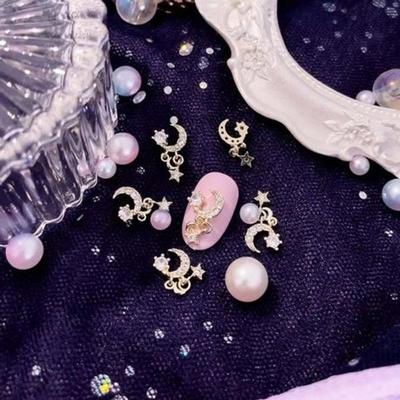 [JHQS7NLN_4B](Speichern) Nagel Zubehör Hängeschmuck Zirkonia Teile