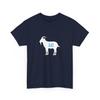 Unisex Goat No10 Messi Silhouette Tshirt Argentina Football Legend Print Cotton Short Sleeve World Cup Soccer Fan Casual Tee