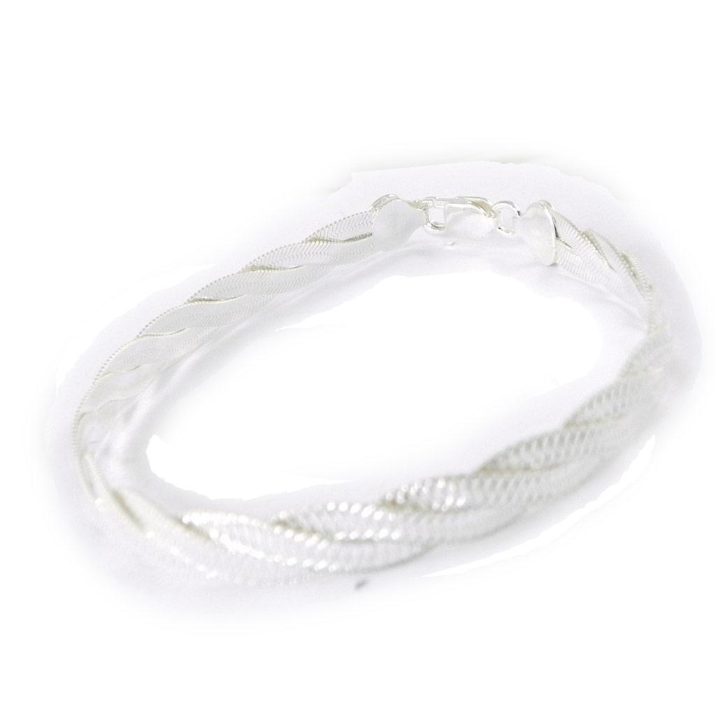 Les Trésors De Lily [G1752] - Silver Bracelet 'Magic Lianas'