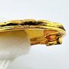 CHANEL COCO Mark Stylish Outing Matrasse Brooch  gold Women Used