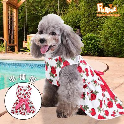 Sommer Prinzessin Hunde Kleid: Leichter Rock für kleine und mittelgroße Hunde