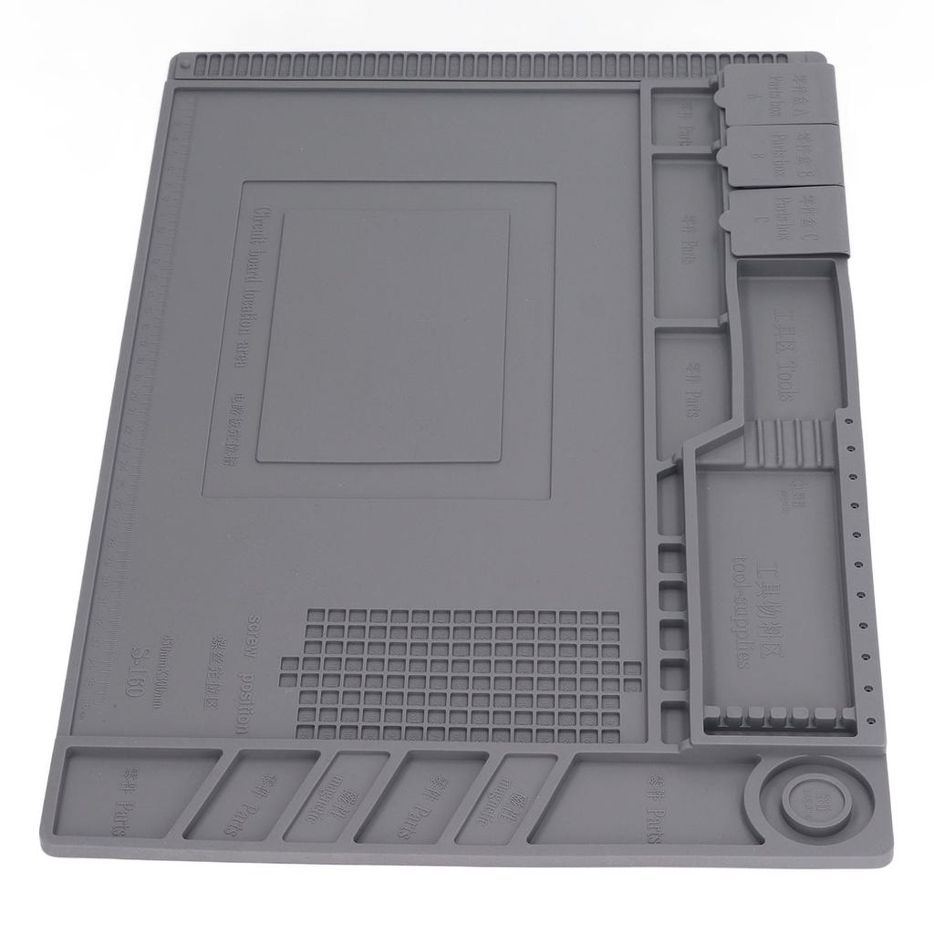 Silikon-Isolierpad Korrosions- und Hitzebeständigkeit Lötunterlage für Leiterplatten Elektronikreparatur