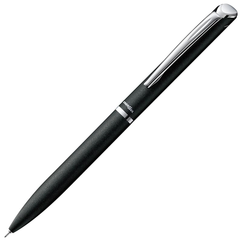 Pentel EnerGel Philography 0.5mm Gel Ink Ballpoint Pen, Black Barrel, BLN2005A (Black)