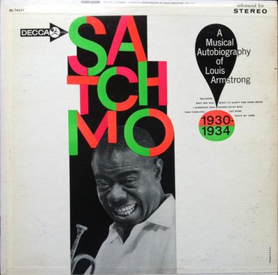 LP Record LOUIS ARMSTRONG - Satchmo A Musical Autobiography Of  DL74331 DECCA 1962 US Jazz Used