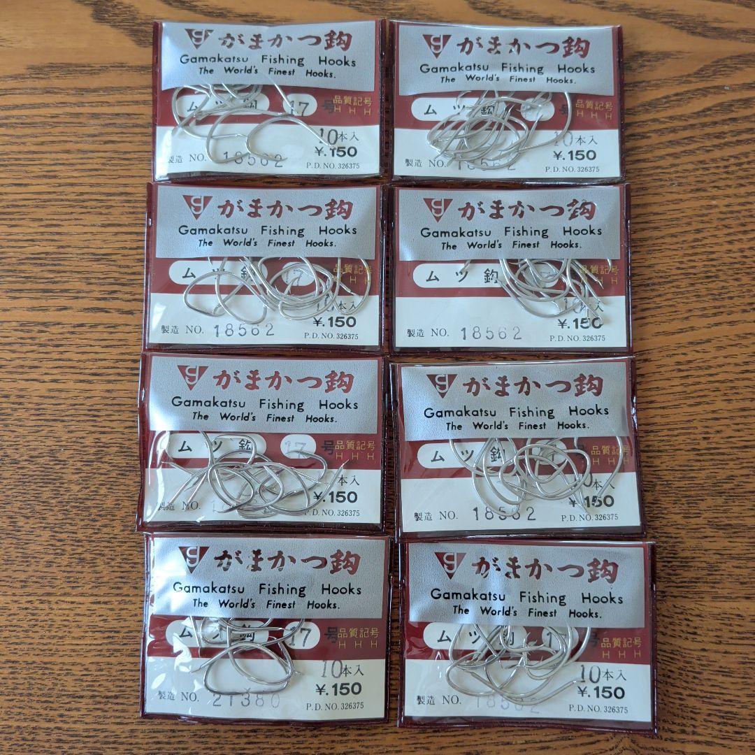 Used [Gamakatsu] Mutsu needle No. 17 10 pieces 8 packs