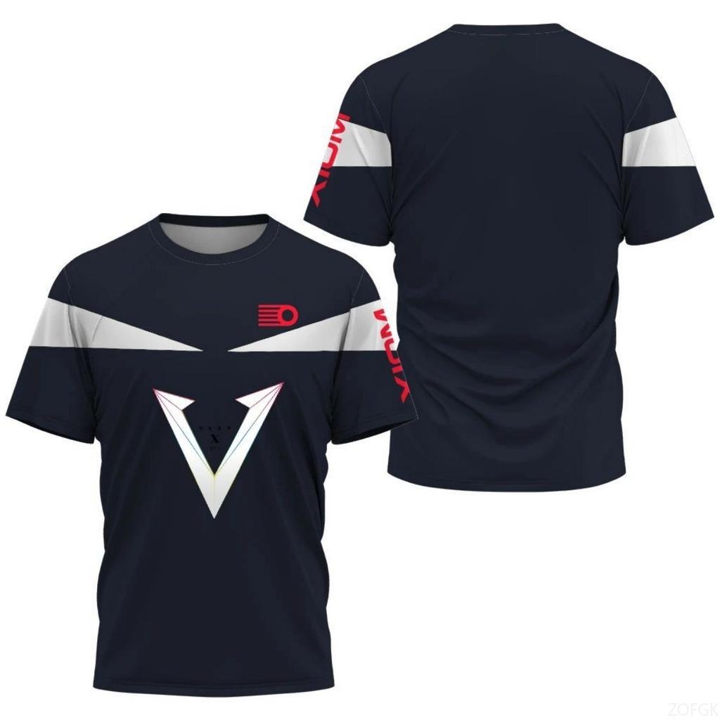 Camiseta Transpirable y Cómoda de Cuello Redondo con Estampado de Letras para Hombres, Top de Entrenamiento al Aire Libre para Tenis y Bádminton