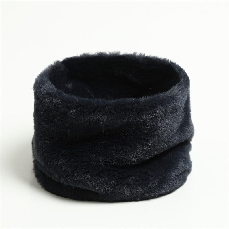 

Imitation Rabbit Fur Warm Winter Ring Scarf Solid Color Soft Plush Thick Outdoor Women Neckerchief Face Mask Muffler Wrap Unisex 15x25cm