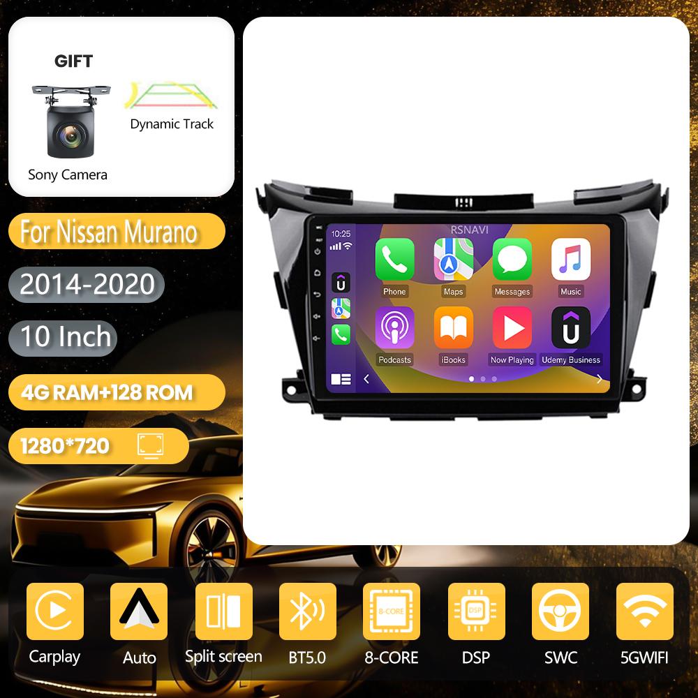 Android 16 pour Nissan Murano 3 Z52 2014 - 2020, autoradio multimédia avec Carplay, lecteur vidéo, Plug and Play, Snapdragon sans fil