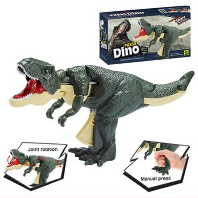 Swinging T-Rex Dinosaur Toy for Kids Telescopic Spring Fidget Dino Battery-Free Decompression Creative ChristmasGift forChildren