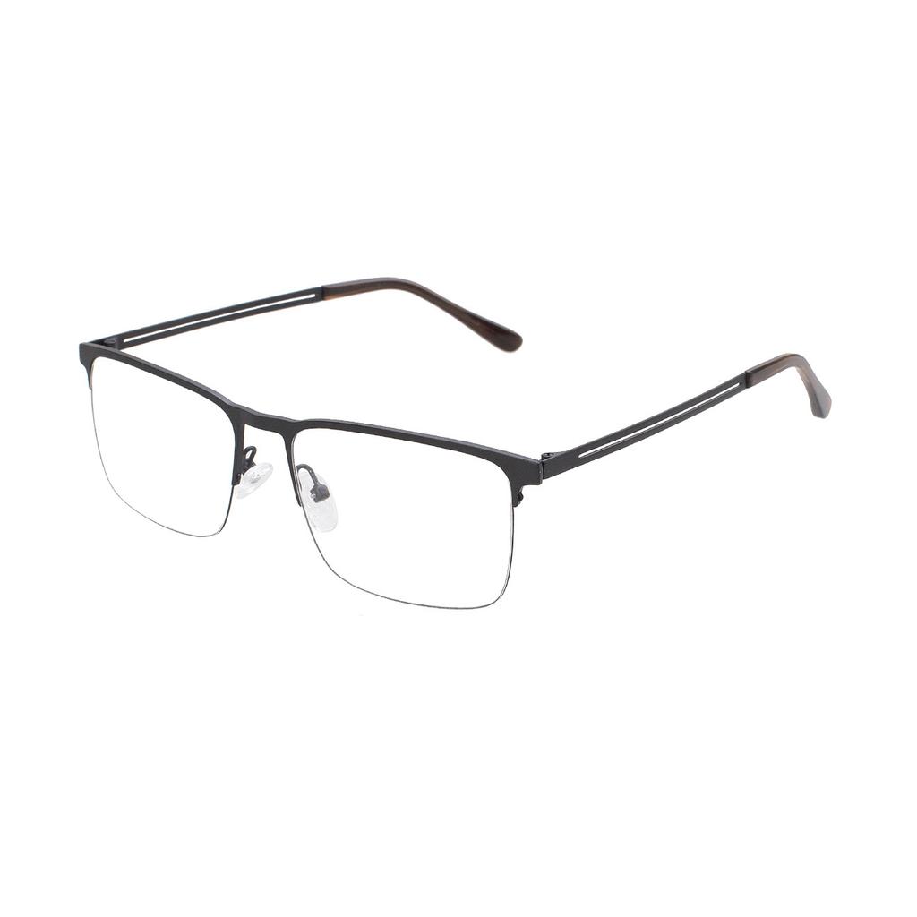 Sven Half-Frame Business Men'S Myopia Glasses Square Frame Versatile Casual Metal Glasses Frame Small Frame