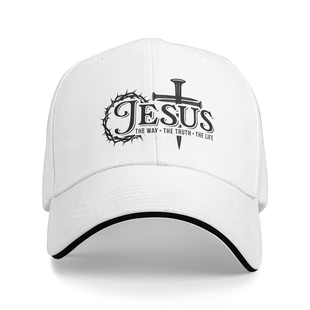 Summer Casual Baseball Cap Jesus Christ The Way The Truth The Life Hip Hop Hats For Couple Women Sunscreen  Baseball Caps