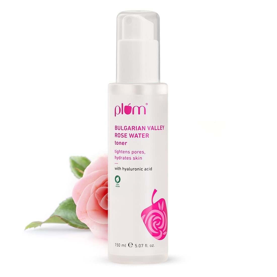 

Plum Bulgarian Valley Rose Water Face Toner 150ml Hydrating Pores Tightening Alcohol-Free
