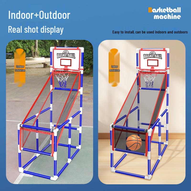 

Children’s Outdoor Sports Basketball Hoop & Soccer Shooting Game Parent-Child Toy