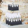 100PCS Wedding Candy Box, Wedding Favor Boxes Candy Favor Boxes with Ribbon Perfect for for Wedding Party Birthday Bridal Baby Shower Decoration