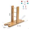 Wooden Golf Tossing Set Entertainment Activities Practice Portable Wood Ornament Toy for Lawn