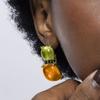 Luxenter Tosab and 18k Gold Plated Earrings