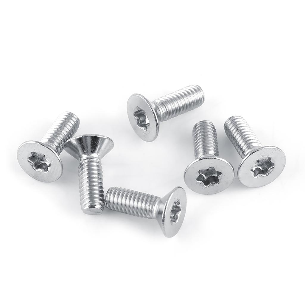 50pcs M4 Stainless Steel SS304 Flat Head Star Drive Machine Screws Bolts