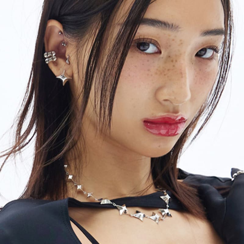 NIMBUS SHINE STAR SINGLE EARRINGS (L)