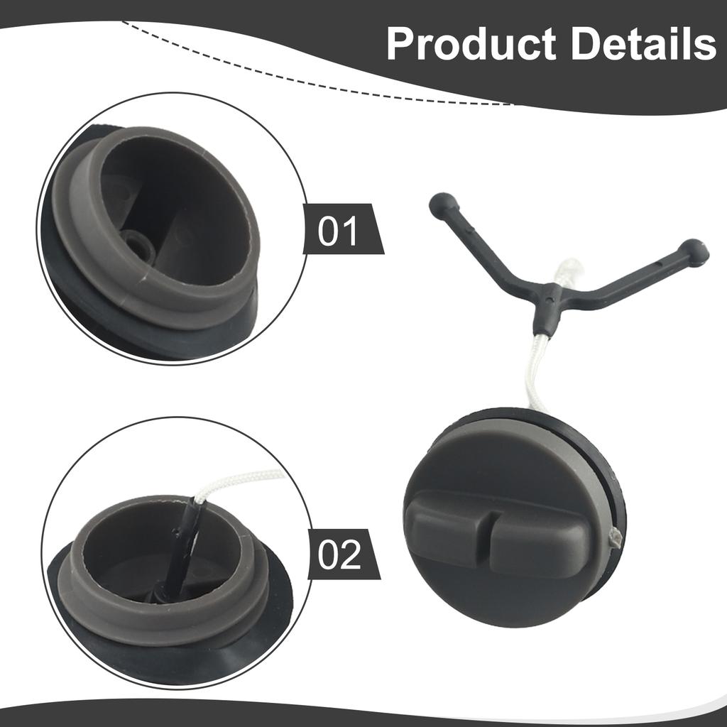 Replacement Fuel and Oil Cap Covers for Chainsaw Models 61 66 266 268 272 Compatible with Part Number 501626602