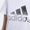adidas Large Logo Print T-Shirt Women Tops White FM9291