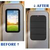 Rv Door Window Shade Foldable Self-Adhesive & Magnet Car Accessories Thickened Oxford Camper Skylight Shade