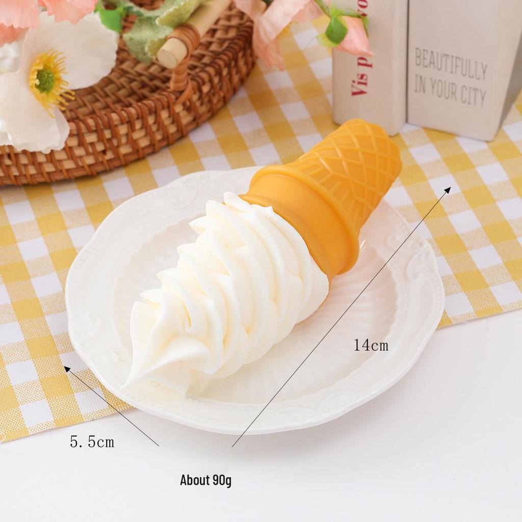 Crispy Cone Fake Ice Cream Torch Decoration Prop