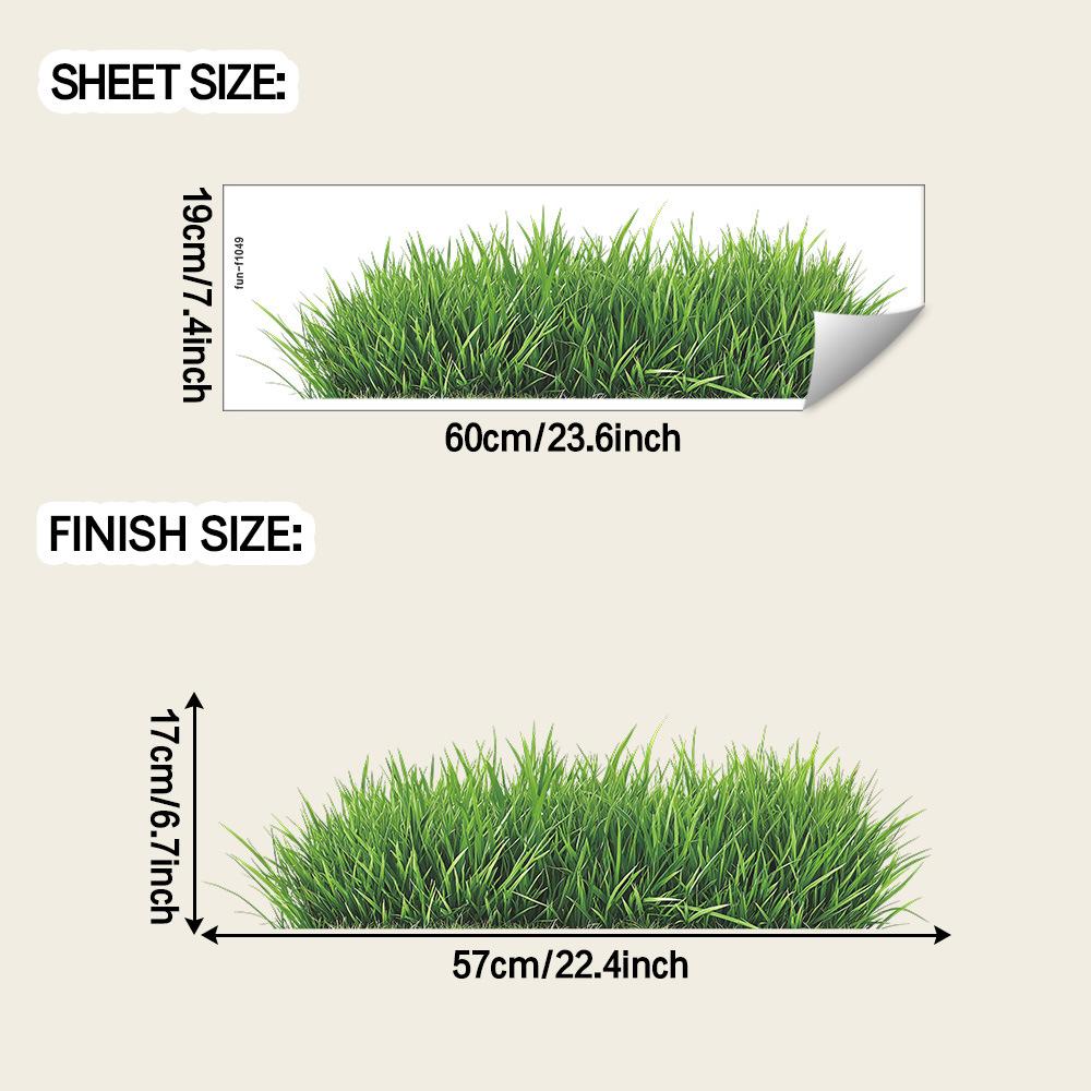 Персонализированная Имитация Травяного Поля Гостиная Прихожая Мебель Плинтус Декор Настенные Наклейки