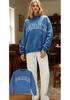 PARKE Women's Embroidered Hooded Sweatshirt - Versatile Loose Fit Sport Hoodie