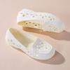 Breathable One Foot Perforated Women's Summer Toe Cap Anti Slip Single Shoe Mesh Sandals