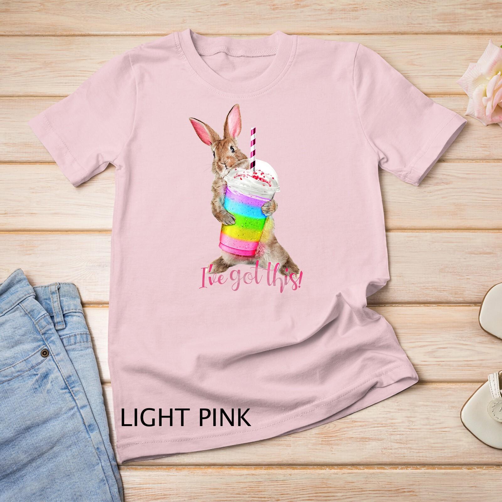 Cute Bunny Rabbit Milkshake Quote Slogan Unisex T-Shirt Mens Womens Tees Top 2XL