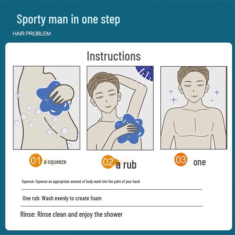 Reebok Men's Shower Gel