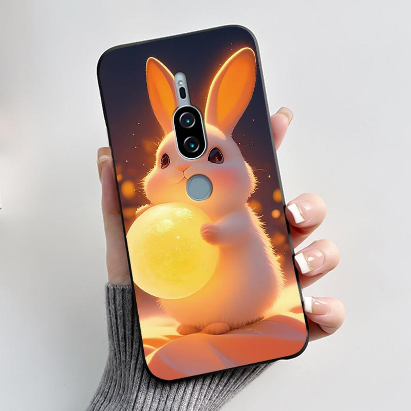 For Sony Xperia XZ2 Premium SO-04K SOV38 XZ2Premium Case Luxury Cute Cool Boys Girls Black Soft Silicone Back Cover TPU Housing
