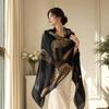 Leopard Long Cover Scarf Old Money Style Vintage Shawl Wrap Neck Scarves Draped Cardigan  Spring