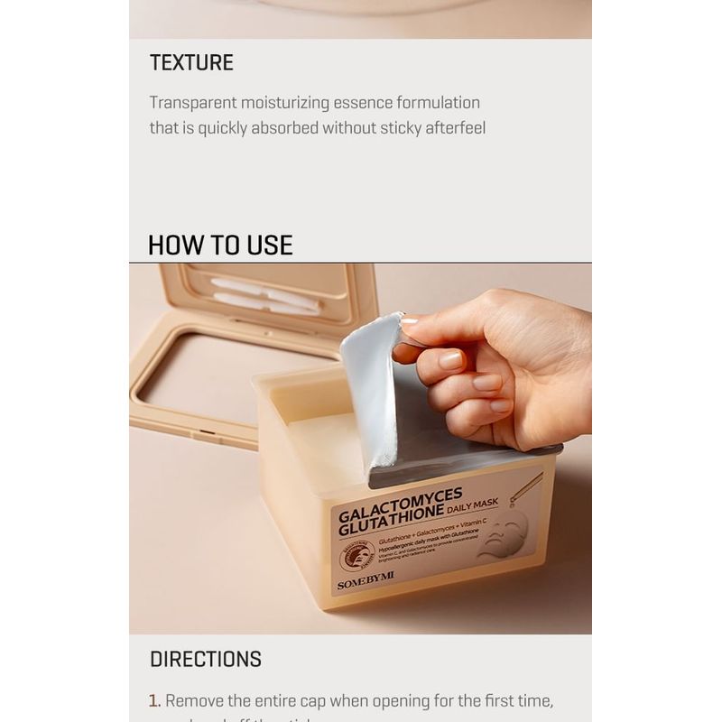 SOME BY MI - Galactomyces Glutathione Daily Mask