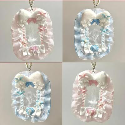 Engel Flügel Spitze Plüsch Kartenhalter von Guka