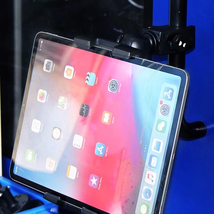 Quick-Release Forklift Handle 1.5" Ball Head Clip for 1841mm Off-Road Vehicle Luggage Rack Tube Clamp